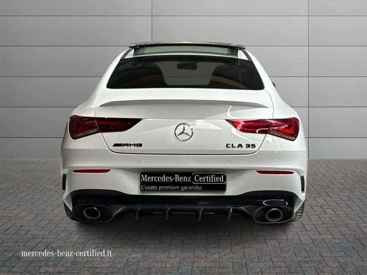 Usata Mercedes CLA35 AMG AMG 306 CV (225 kW) 2023 Bianco digitale Coupé
