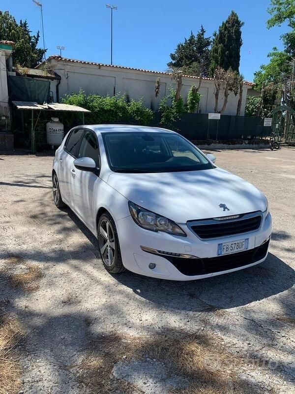 Usata Peugeot 308 99 CV (72 kW) 2016 Bianco Utilitaria