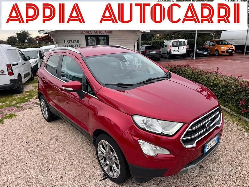 Usata Ford Ecosport Titanium 125 CV (91 kW) 2020 Rosso SUV