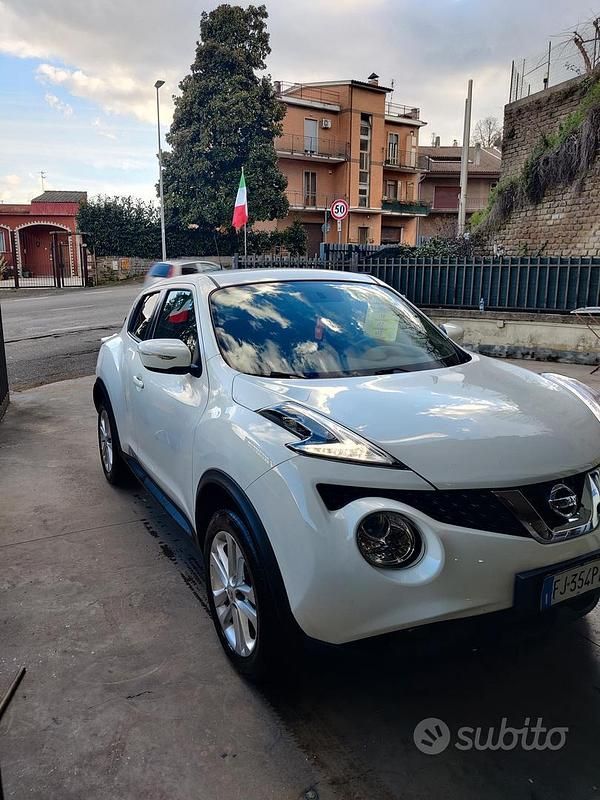 Usata Nissan Juke Acenta 110 CV (80 kW) 2017 Bianco SUV