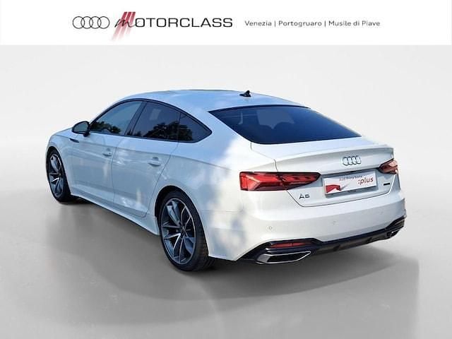Usata Audi A5 Sportback S-Line 204 CV (150 kW) 2023 Bianco ghiaccio metallizzato Utilitaria