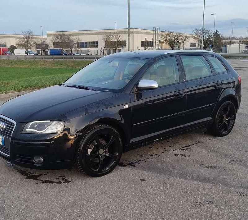 Usata Audi A3 Ambition 105 CV (77 kW) 2008 Nero Utilitaria