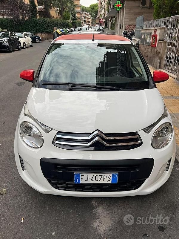 Usata Citroën C1 Shine 69 CV (50 kW) 2017 Bianco Utilitaria