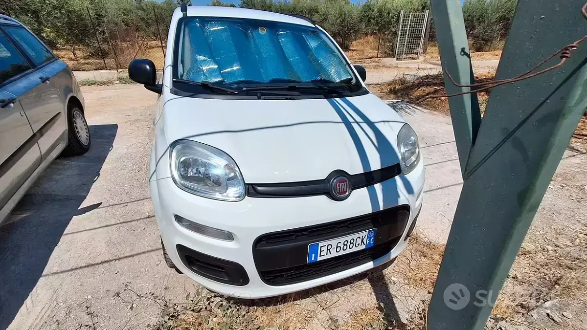 Usata Fiat Panda Easy 80 CV (58 kW) 2013 Bianco Utilitaria