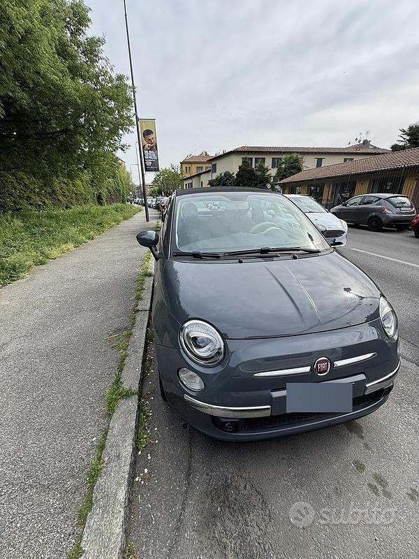 Usata Fiat 500C 69 CV (50 kW) 2017 Grigio Cabrio