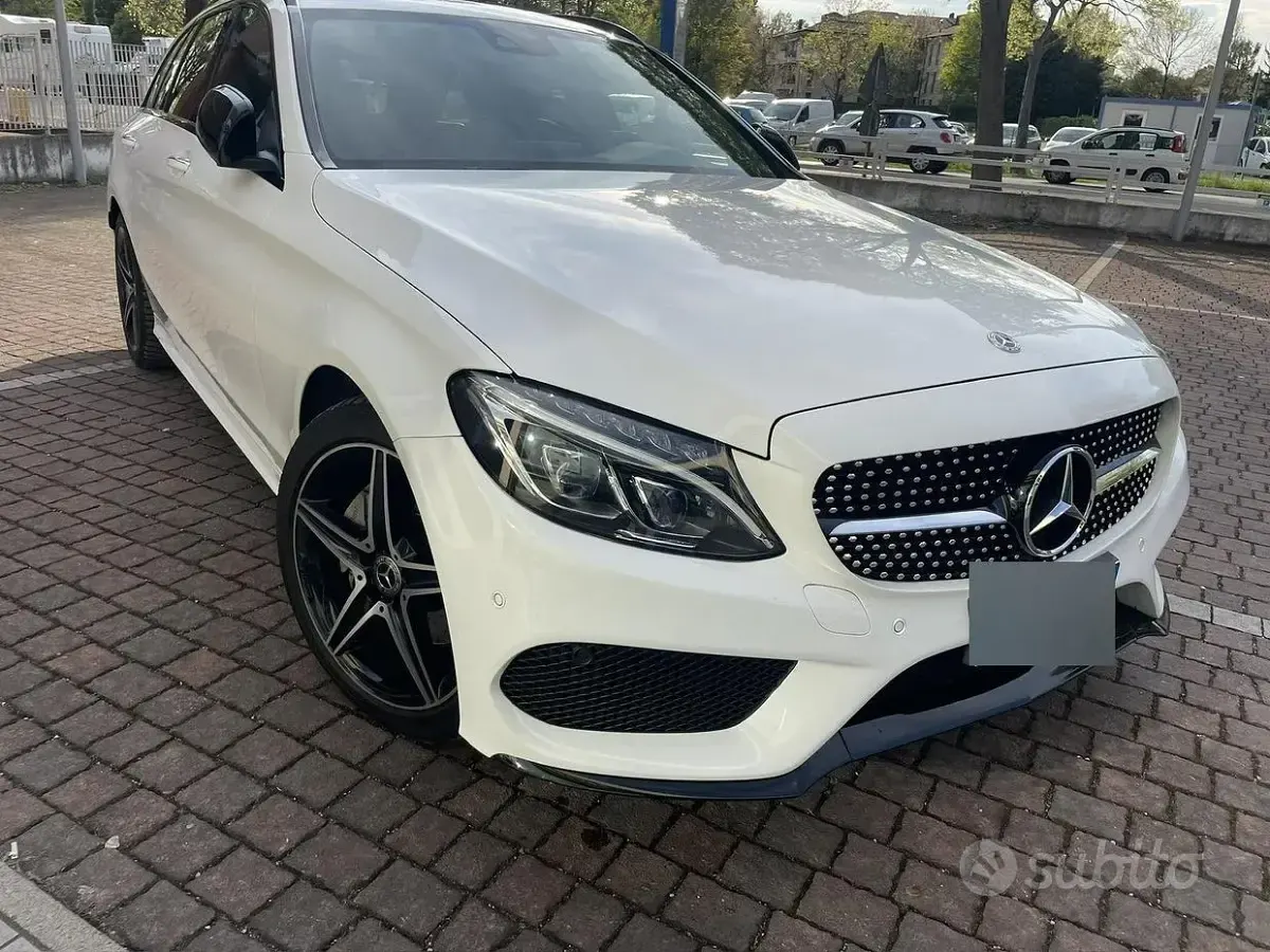 Usata Mercedes C220 Premium 170 CV (125 kW) 2017 Bianco Station wagon