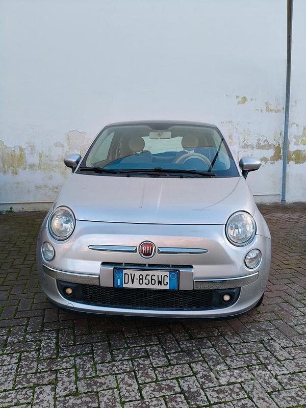 Usata Fiat 500 Lounge 69 CV (50 kW) 2009 Grigio Cabrio