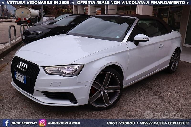 Usata Audi A3 Cabriolet Sport 150 CV (110 kW) 2016 Bianco Cabrio