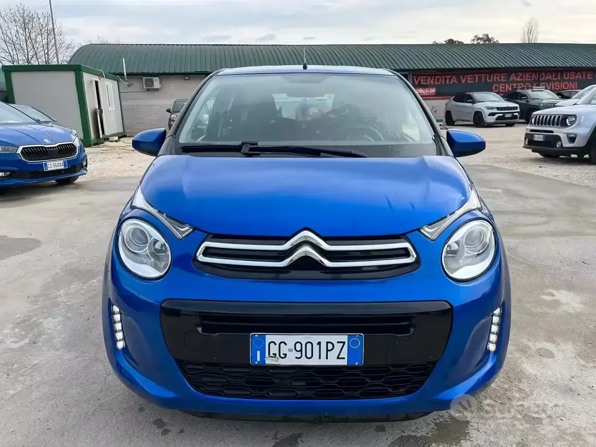 Usata Citroën C1 Shine 72 CV (52 kW) 2021 Blu Utilitaria