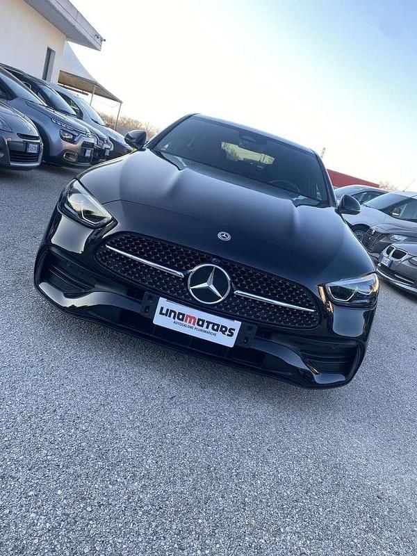 Usata Mercedes C300e Premium Plus 265 CV (194 kW) 2022 Nero Berlina