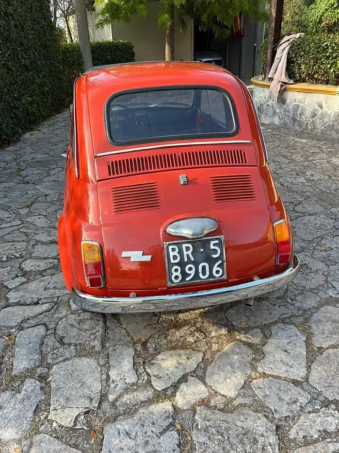 Usata Fiat 500 1960 Rosso Utilitaria