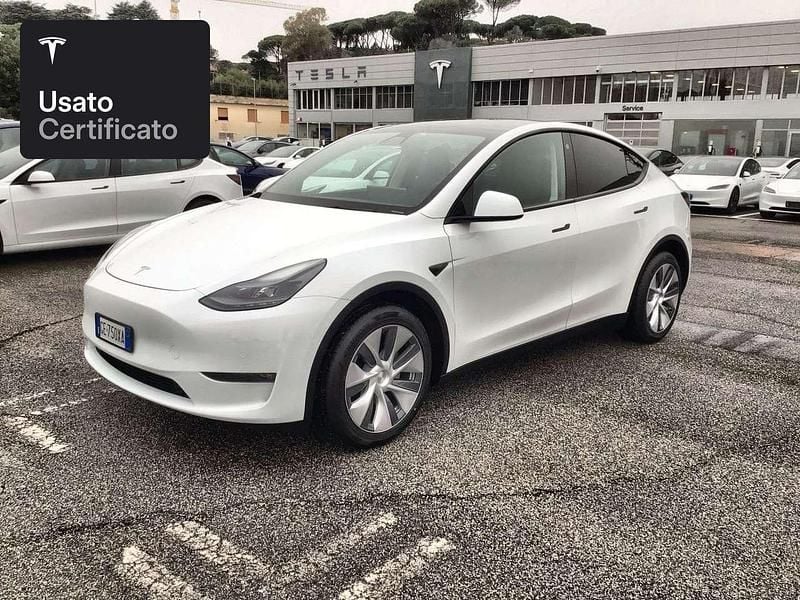Usata Tesla Model Y Long Range AWD 258 kW (351 CV) 2021 Pearl white multicoat SUV