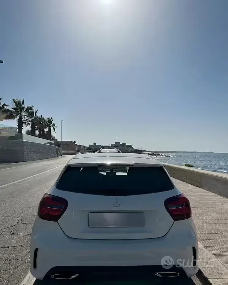 Usata Mercedes A180 Premium 109 CV (80 kW) 2018 Bianco Berlina