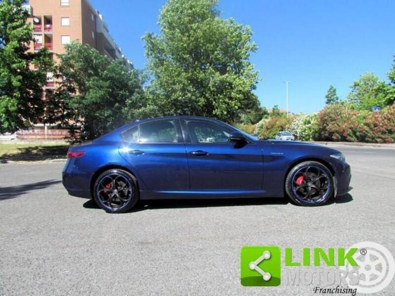 Usata Alfa Romeo Giulia Veloce 280 CV (205 kW) 2018 Blu perlato Berlina