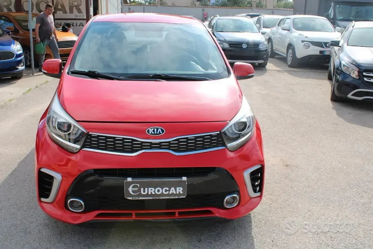 Usata Kia Picanto GT-Line 84 CV (61 kW) 2017 Rosso Utilitaria