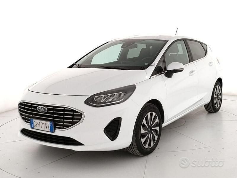 Bianco Usata 2023 Ford Fiesta Titanium Utilitaria | 11.700 € (Super prezzo) - Immagine 1/4