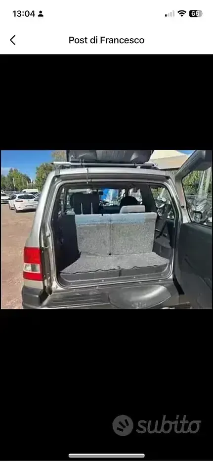 Usata Mitsubishi Pajero 120 CV (88 kW) 1999 Grigio SUV