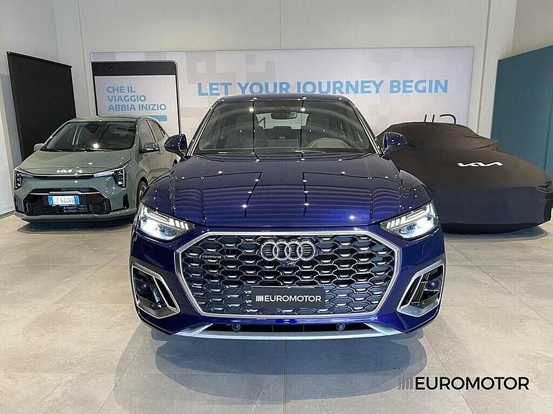 Usata Audi Q5 Sportback S-line plus 204 CV (150 kW) 2021 Blu SUV