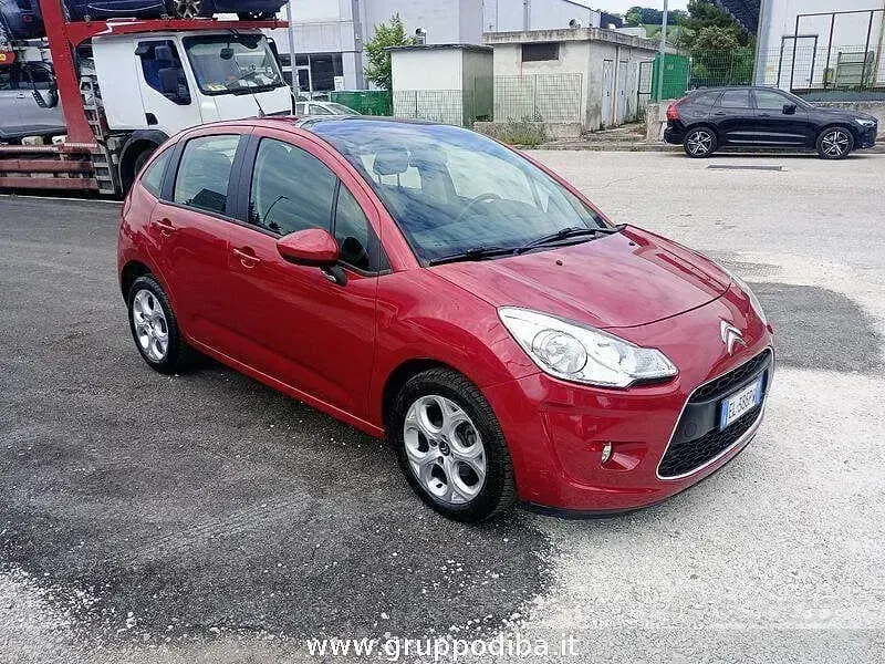 Usata Citroën C3 Exclusive 60 CV (44 kW) 2012 Rosso Berlina