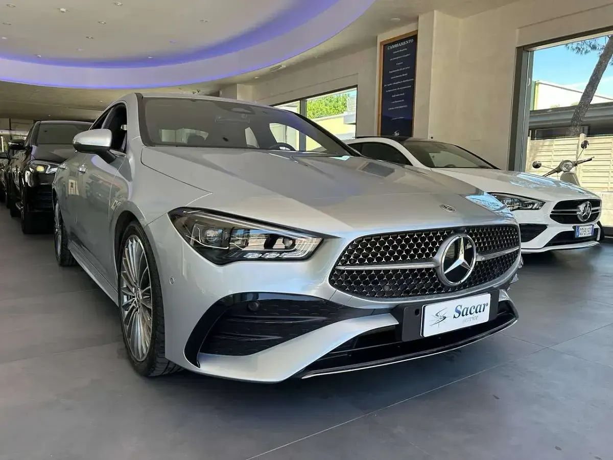 Usata Mercedes CLA200 Advanced Plus 150 CV (110 kW) 2024 Grigio high tech Coupé