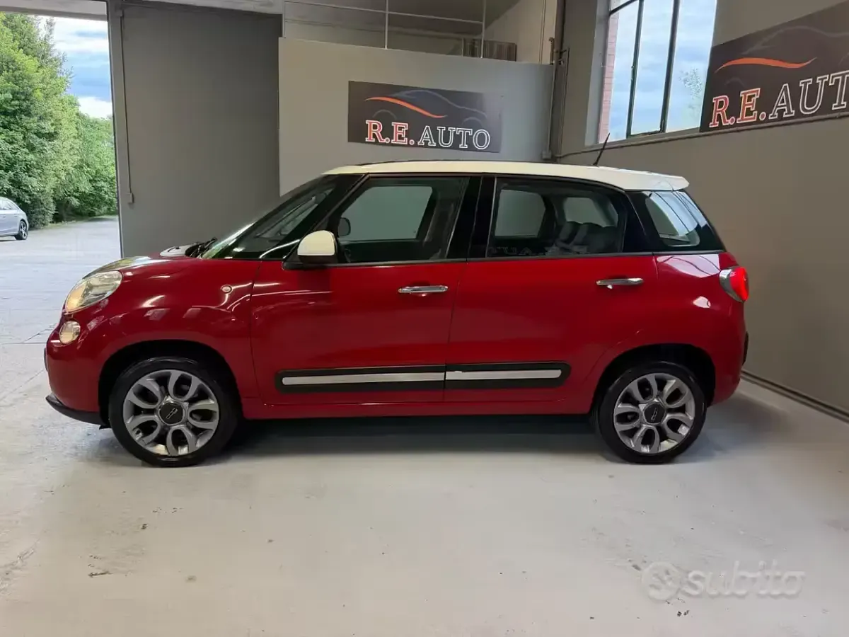 Usata Fiat 500L Lounge 80 CV (58 kW) 2013 Rosso Monovolume