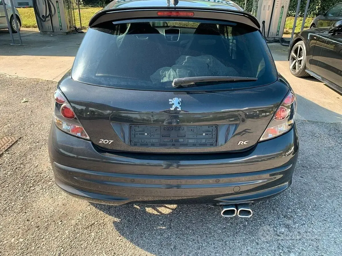 Usata Peugeot 207 RC 175 CV (128 kW) 2009 Nero Berlina