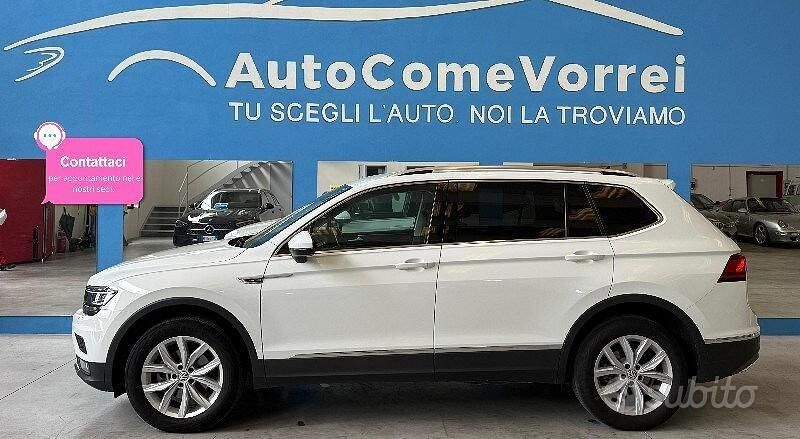 Bianco Usata 2021 VW Tiguan Allspace Advance SUV | 23.000 € (Super prezzo) - Immagine 1/4