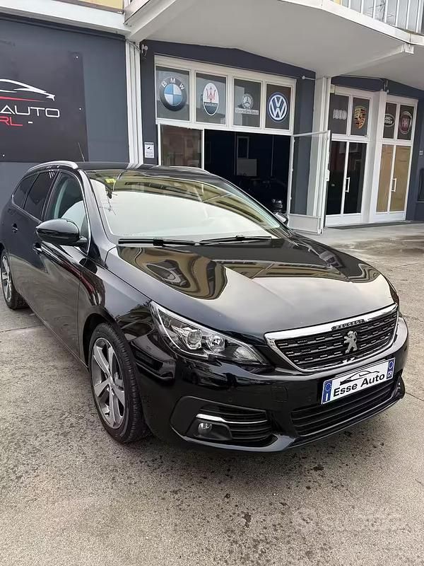 Usata Peugeot 308 Allure 131 CV (96 kW) 2020 Nero Berlina