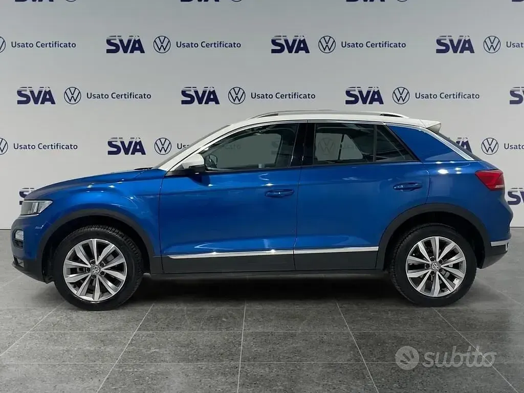Usata VW T-Roc Style 150 CV (110 kW) 2019 Blu SUV