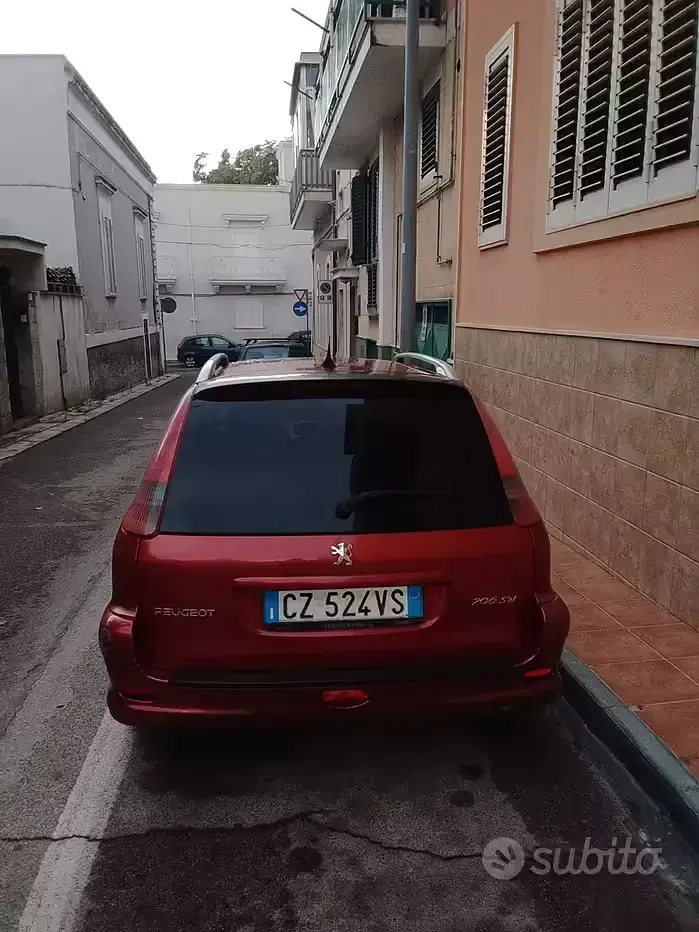 Usata Peugeot 206 88 CV (64 kW) 2006 Rosso Station wagon