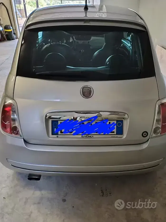 Usata Fiat 500 69 CV (50 kW) 2011 Grigio Utilitaria