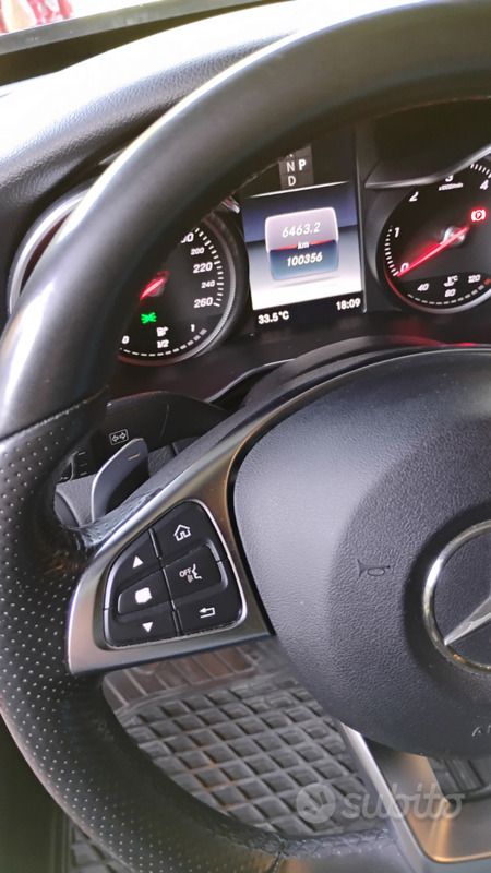 Usata Mercedes C220 170 CV (125 kW) 2018 Nero Berlina