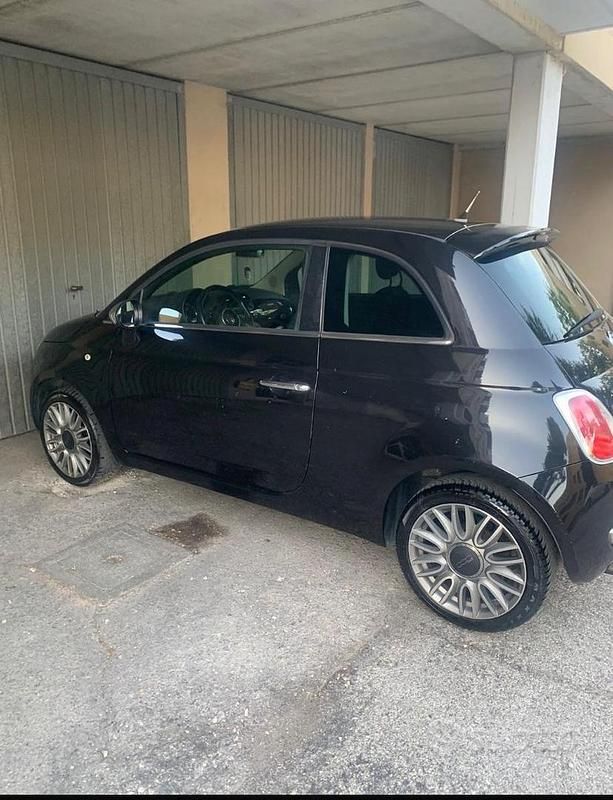 Usata Fiat 500 75 CV (55 kW) 2009 Nero Cabrio