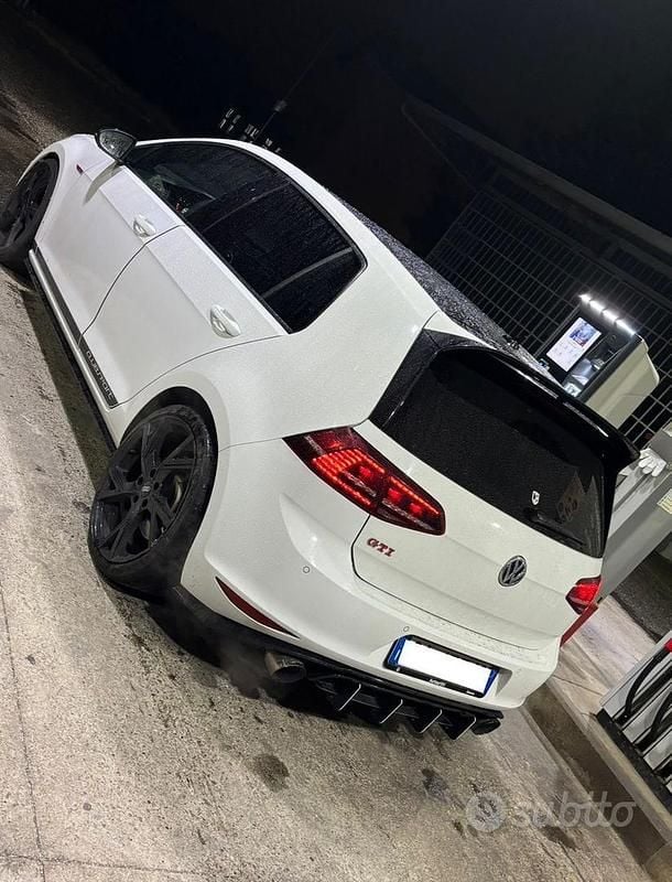Usata VW Golf VII GTI Clubsport 265 CV (194 kW) 2016 Bianco Utilitaria