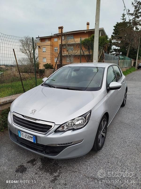 Usata Peugeot 308 100 CV (73 kW) 2015 Grigio Berlina