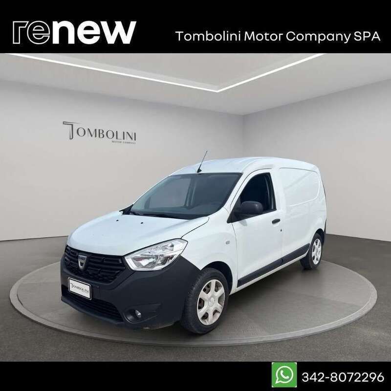 Bianco Usata 2021 Dacia Dokker Furgone | 9920 € (Buon prezzo) - Immagine 1/4