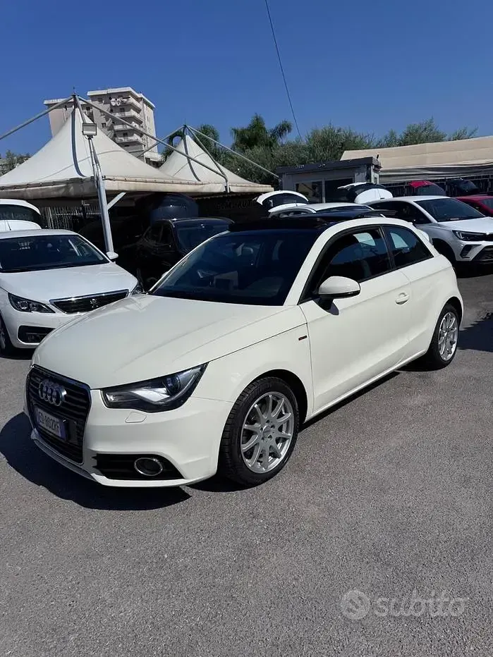 Usata Audi A1 Attraction 122 CV (89 kW) 2010 Bianco Utilitaria