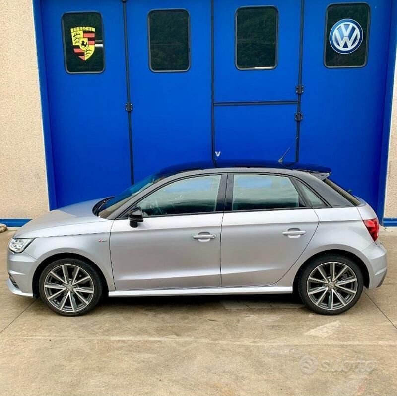 Usata Audi A1 S-Line 116 CV (85 kW) 2015 Argento metallizzato Utilitaria