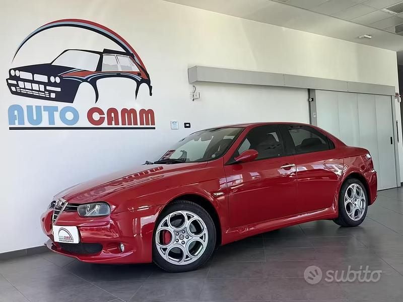 Usata Alfa Romeo 156 GTA 250 CV (183 kW) 2003 Rosso Berlina