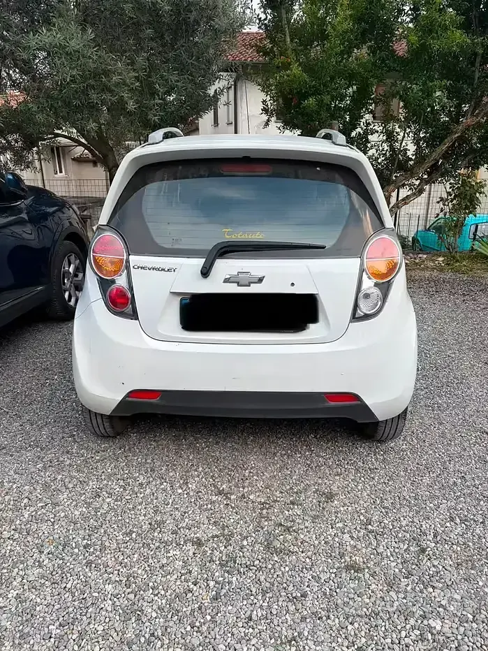 Usata Chevrolet Spark 68 CV (50 kW) 2010 Bianco Utilitaria