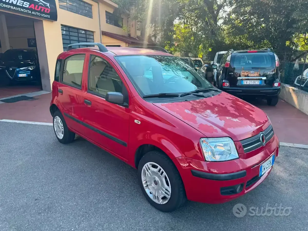 Usata Fiat Panda 60 CV (44 kW) 2009 Rosso Utilitaria