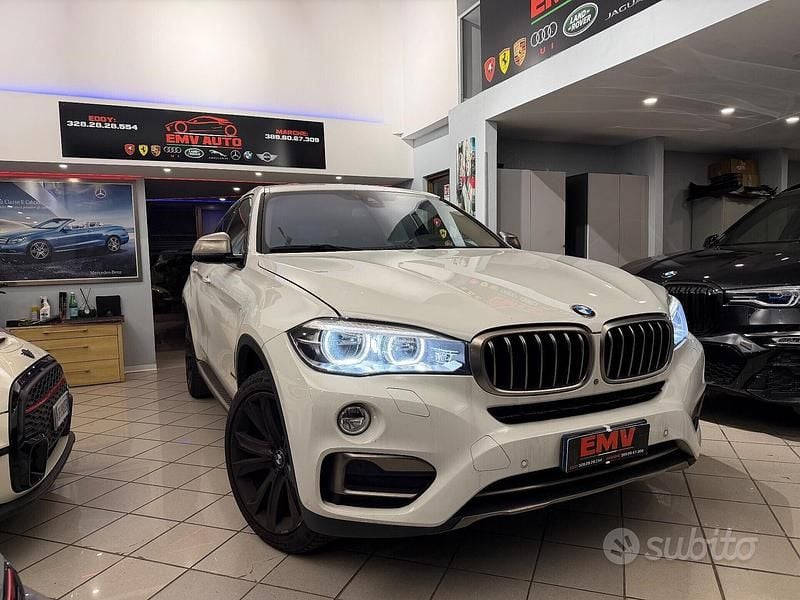 Usata BMW X6 Sport Line 249 CV (183 kW) 2017 Bianco SUV