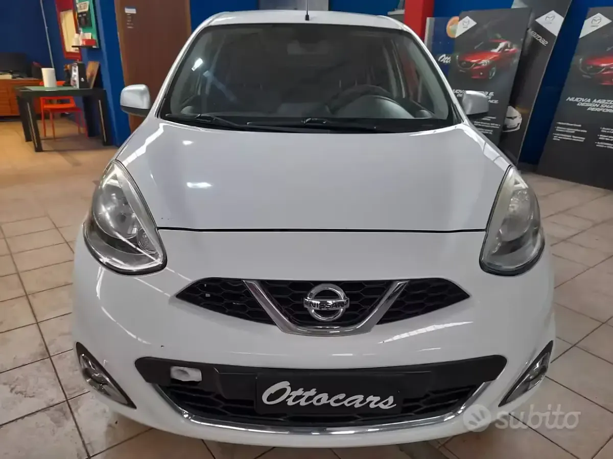 Gebraucht Nissan Micra Tekna 80 PS (58 kW) 2015 Weiß Kleinwagen