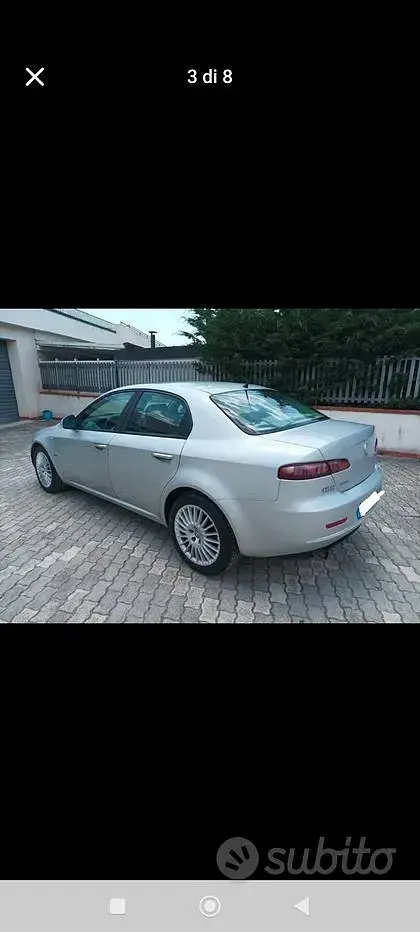 Usata Alfa Romeo 159 Distinctive 150 CV (110 kW) 2006 Grigio Berlina