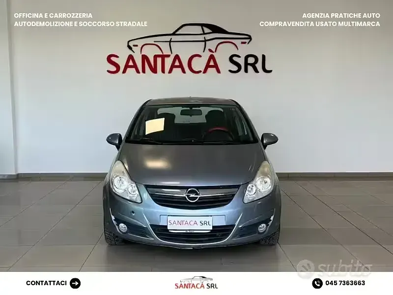 Usata Opel Corsa Edition 75 CV (55 kW) 2010 Grigio Utilitaria