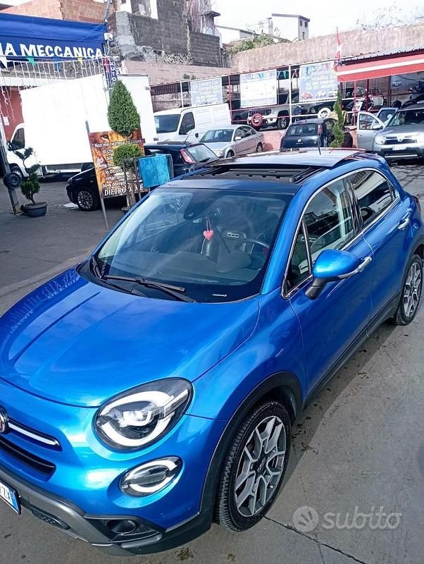 Usata Fiat 500X 105 CV (77 kW) 2019 Blu SUV