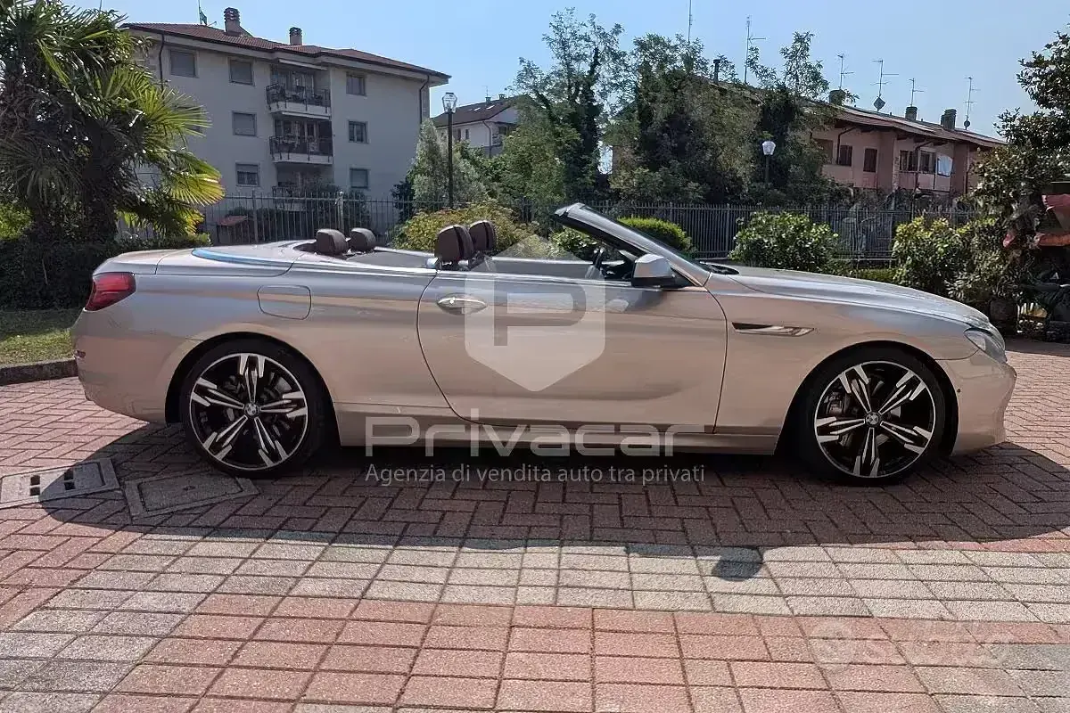 Usata BMW 640 Cabriolet Efficient Dynamics 320 CV (235 kW) 2013 Giallo Cabrio