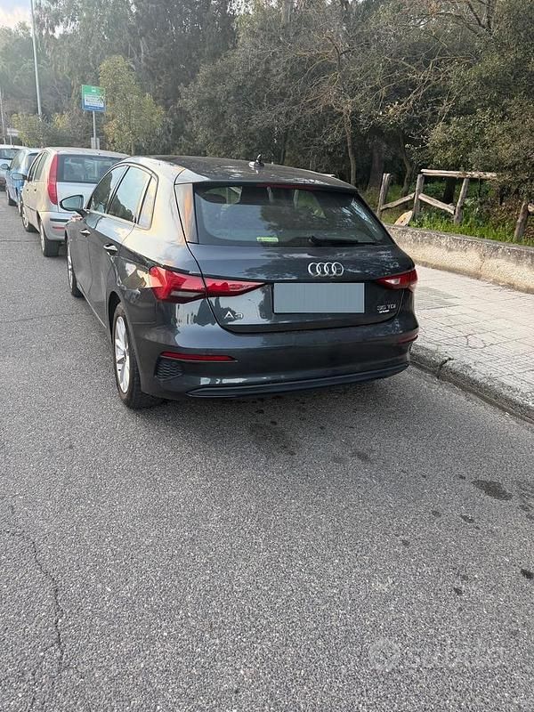 Usata Audi A3 150 CV (110 kW) 2022 Grigio Berlina