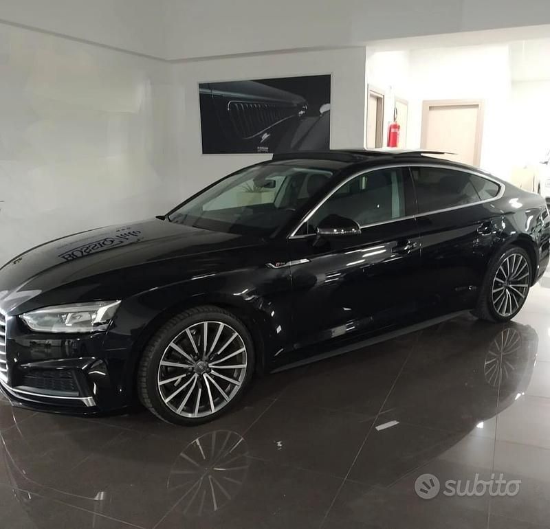 Usata Audi A5 S-Line 150 CV (110 kW) 2018 Nero Coupé