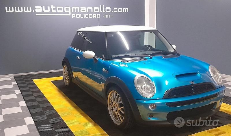 Usata Mini Cooper S 163 CV (119 kW) 2004 Blu Utilitaria